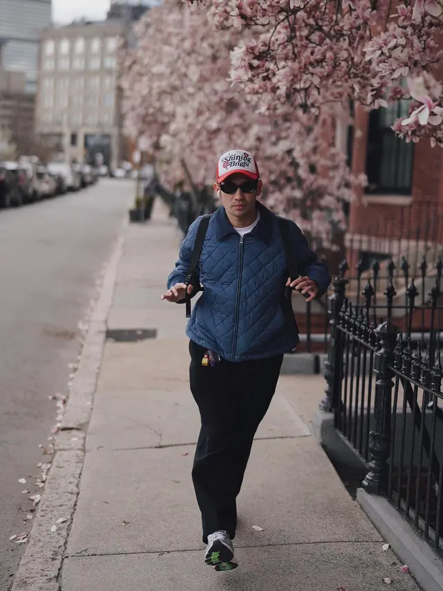 7 Potret Tarra Budiman Ikut Marathon di Boston, Cuma Lebaran Sehari di Indonesia