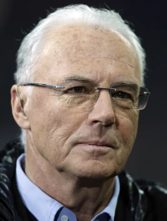 Kondisi kesehatan Beckenbauer memang terus menurun sejak putranya, Stephan meninggal tahun 2015.  (AP Photo/Frank Augstein, File)