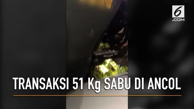 VIDEO: Penggagalan Transaksi 51 Kg Sabu di Ancol