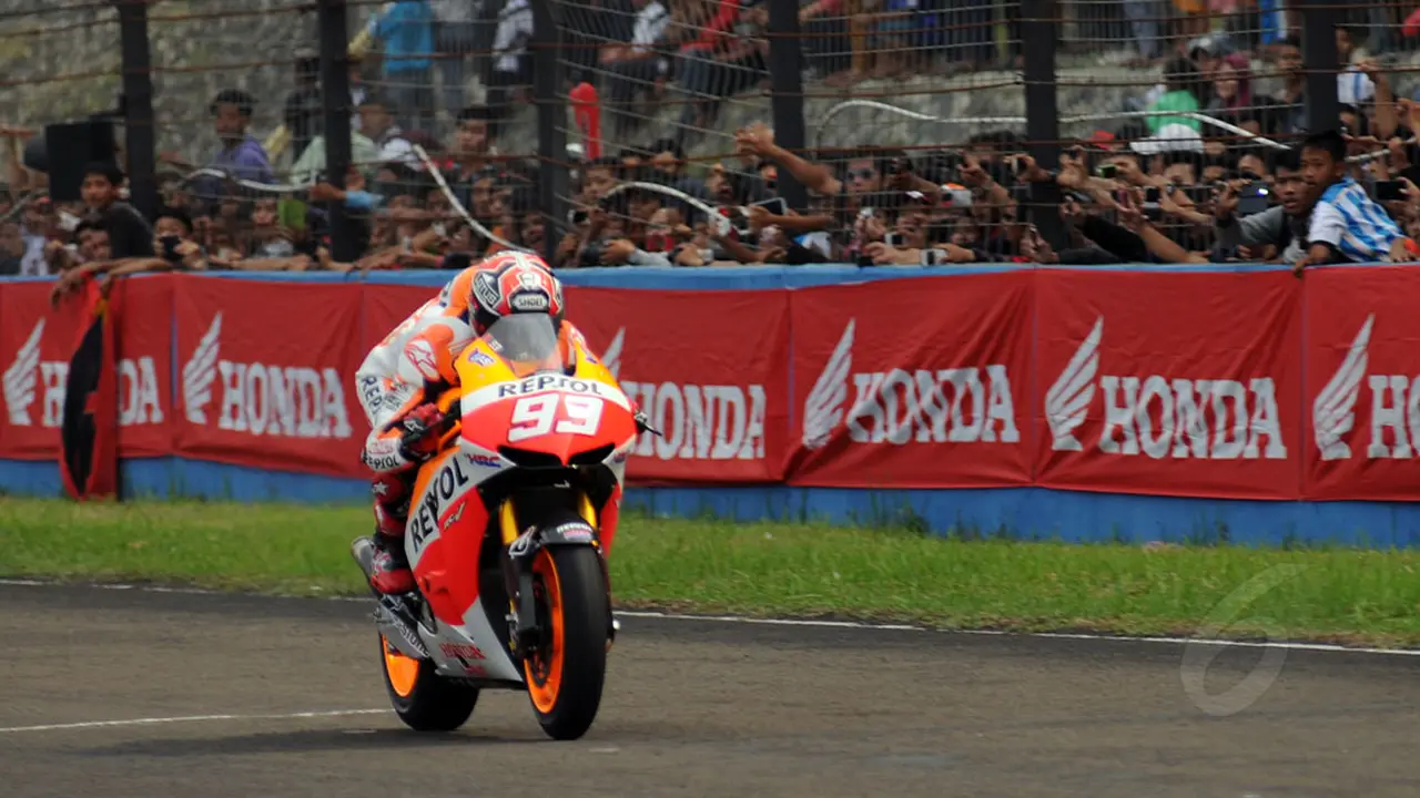 Marc Marquez Jajal Sirkuit Sentul