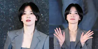Song Hye Kyo tampil dengan pesona yang manglingi di promo film Dark Nuns [@kyo1122]