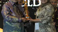 SKK Migas mendapat peringkat Emas di Asia Sustainability Report Rating (ASRRAT) yang diadakan oleh National Center for Corporate Reporting (NCCR) di Jakarta (6/11/2023). (Dok SKK Migas)
