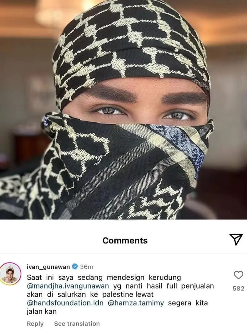 Ivan Gunawan Luncurkan Hijab Spesial, Hasil Penjualannya untuk Palestina!