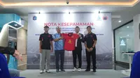 Persija Jakarta resmi menjalin kerja sama dengan Perusahaan Umum Daerah Air Minum Jaya (PAM JAYA) untuk menghadapi Liga 1 musim 2025/2026. (Bola.com/Media Persija).
