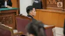 Terdakwa kasus pembunuhan berencana Brigadir Yosua Hutabarat, Richard Eliezer menjalani sidang pembacaan duplik atas replik Jaksa Penuntut Umum (JPU) di Pengadilan Negeri Jakarta Selatan, Kamis (2/2/2023). Diketahui, Bharada Richard Eliezer dituntut hukuman 12 tahun penjara di kasus pembunuhan berencana terhadap Brigadir N Yosua Hutabarat. (Liputan6.com/Faizal Fanani)