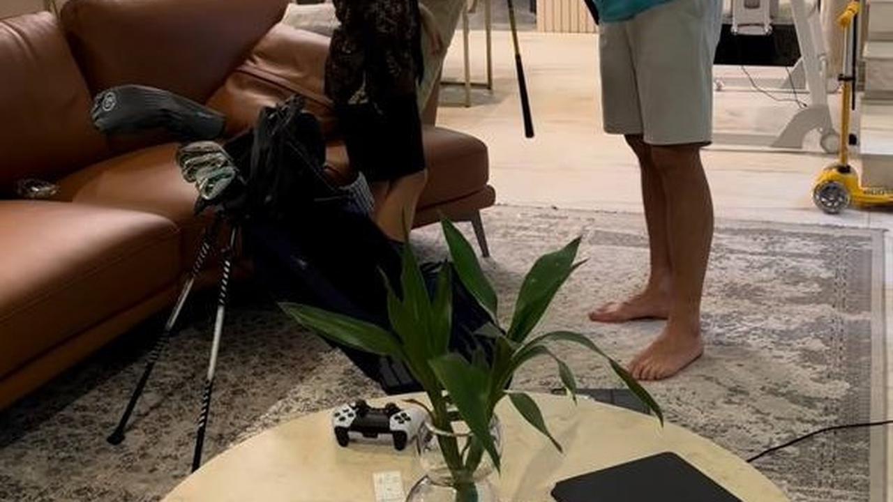 Potret El Barack Anak Jessica Iskandar Main Golf, Diajari Langsung oleh Papa Vincent