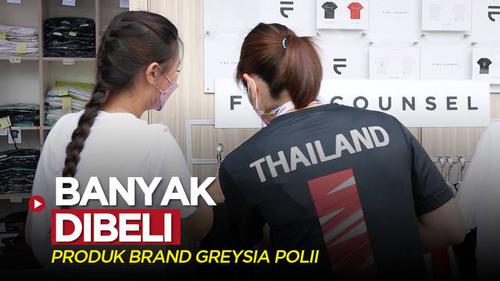 VIDEO: Produk Brand Greysia Polii Diburu di Indonesia Masters 2022, Atlet Bulutangkis Thailand Beli Banyak Kaus