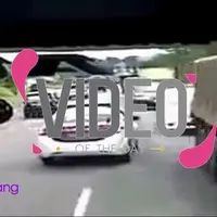 Aksi Patwal Polisi Bikin Jantungan Pengguna Jalan