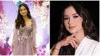 Gaunnya dirancang oleh Yenti Lim dan wajahnya dipoles oleh MUA Victoria Makeup, begini detail penampilan Sarah Menzel di ultah Ashanty. Kenakan gaun warna ungu, tema makeup Sarah Menzel juga warna ungu dan lebih ditonjolkan pada bagian eyeshadow-nya, apalagi dengan tambahan glitter. Dengan polesan makeup yang tidak terlalu tebal, Sarah Menzel makin cantik. (Liputan6.com/IG/@yenti_limcouture/@victoria_makeupatelier)