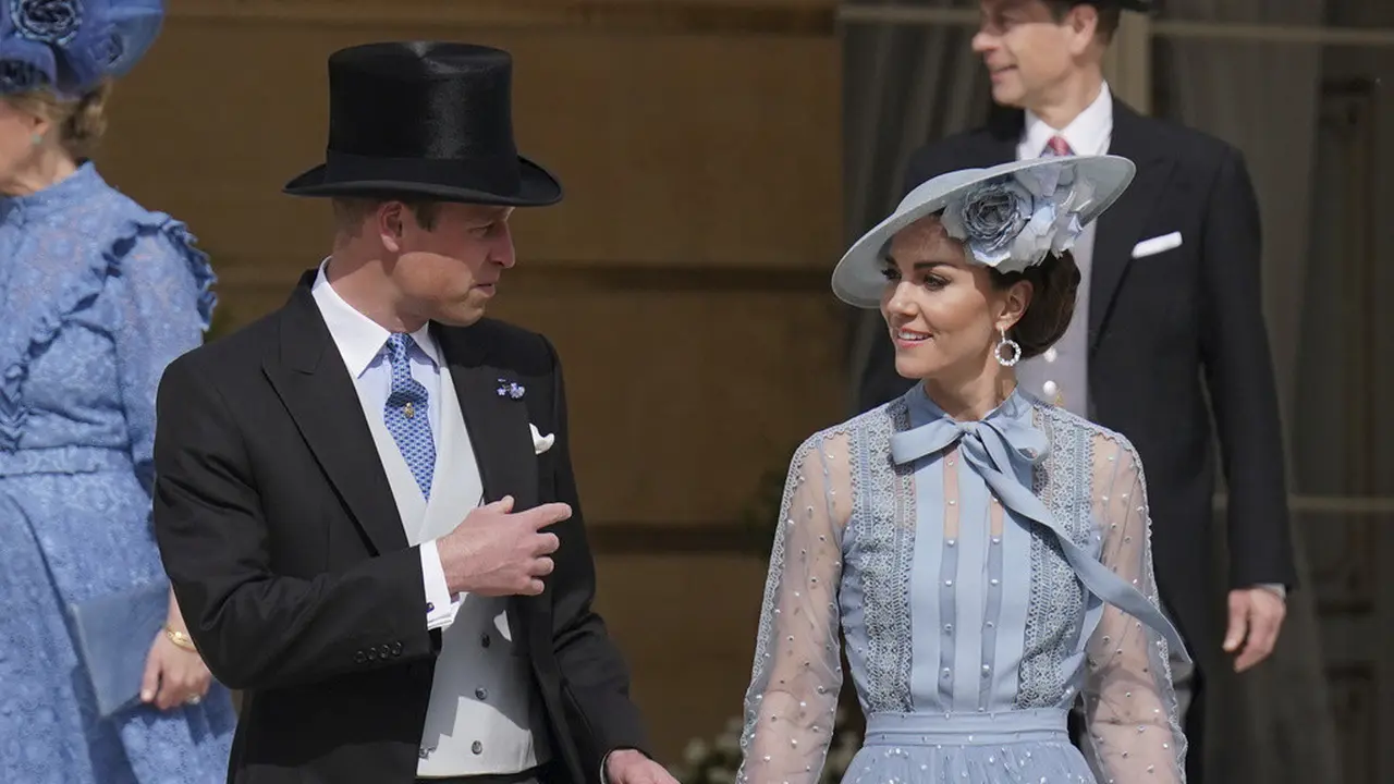 Pangeran William dan Kate Middleton. (Jonathan Brady, Pool via AP)