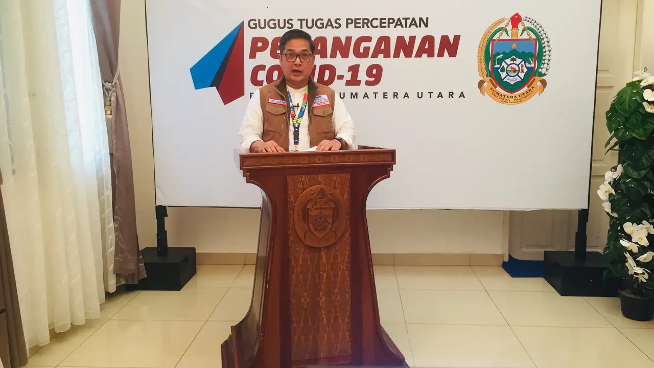 Jubir Gugus Tugas Percepatan dan Penanganan COVID-19 Provinsi Sumut, Aris Yudhariansyah
