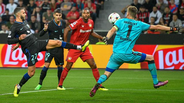 Bayer Leverkusen vs Atletico Madrid di Liga Champions