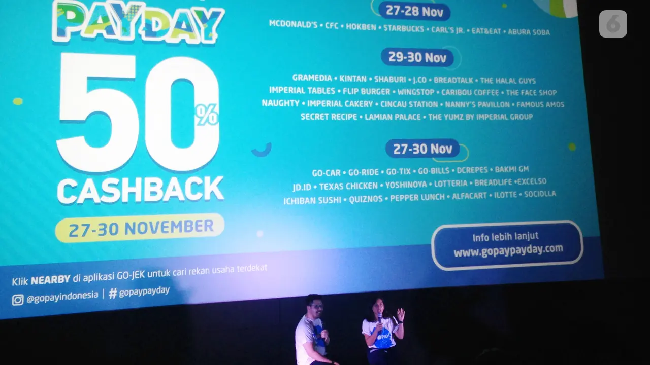 Go-Pay Pay Day Beri Cashback 50 Persen di Lebih dari 2000 Outlet, Mana Saja?