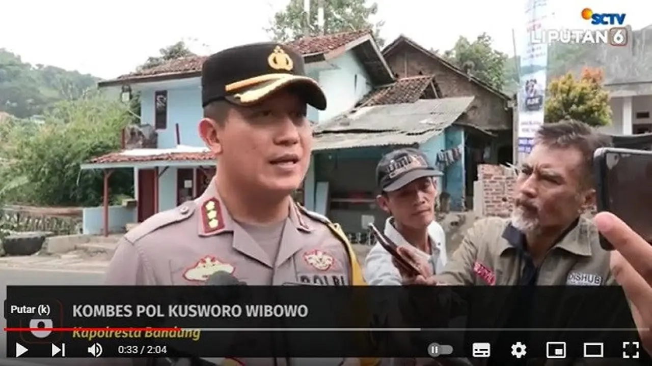Kapolresta Bandung, Kombes Kusworo Wibowo mempersilakan, warga yang mudik tetapi tidak membawa kendaraan bisa menitipkannya ke kantor Polsek di wilayah Bandung dan Polresta Bandung. (YouTube Liputan6)
