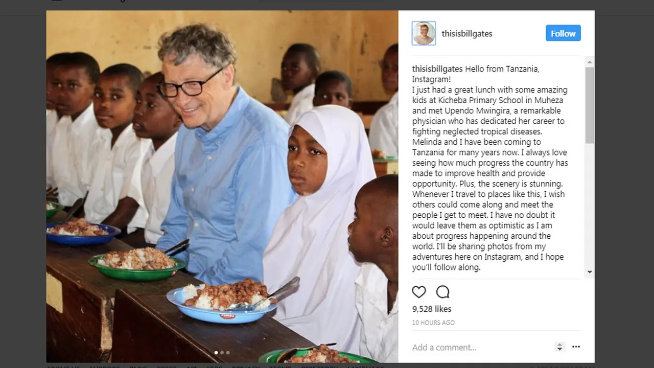 Instagram Bill Gates