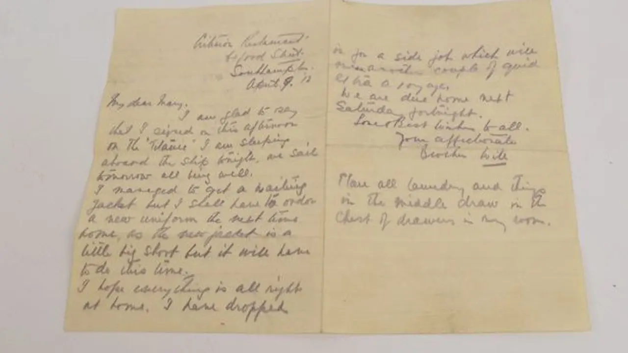Surat Terakhir dari 'Dasar Lautan' Awak Kapal Titanic