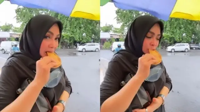 Potret 6 Artis Coba Jajanan Pinggir Jalan, Duta SO7 Ketahuan Makan Cilok