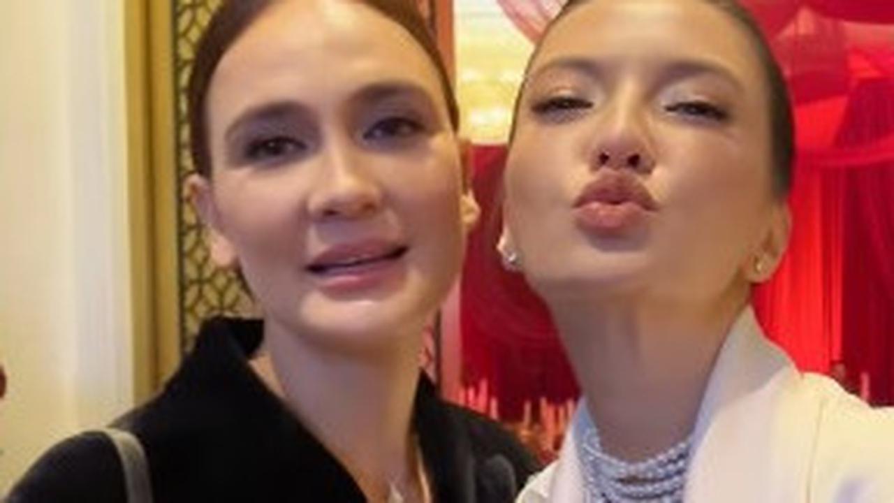 Momen Raline Shah saat Sertijab "Presiden Jomblo" dari Luna Maya, Tampil Elegan Pakai Outfit Serba Putih