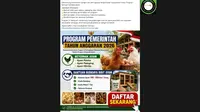 Cek Fakta: Tidak Benar Link Pendaftaran Bantuan Budidaya Ayam 2026