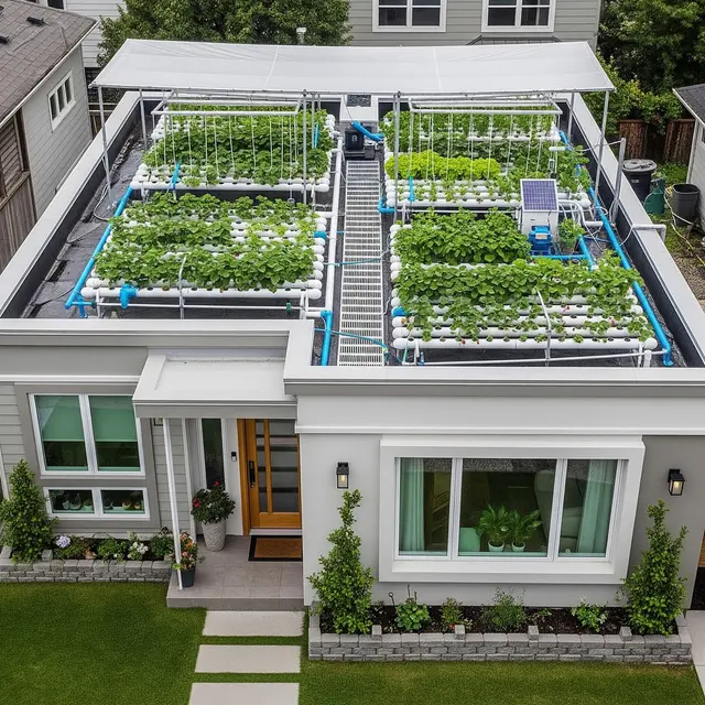 Atap Dak untuk Kebun Mini