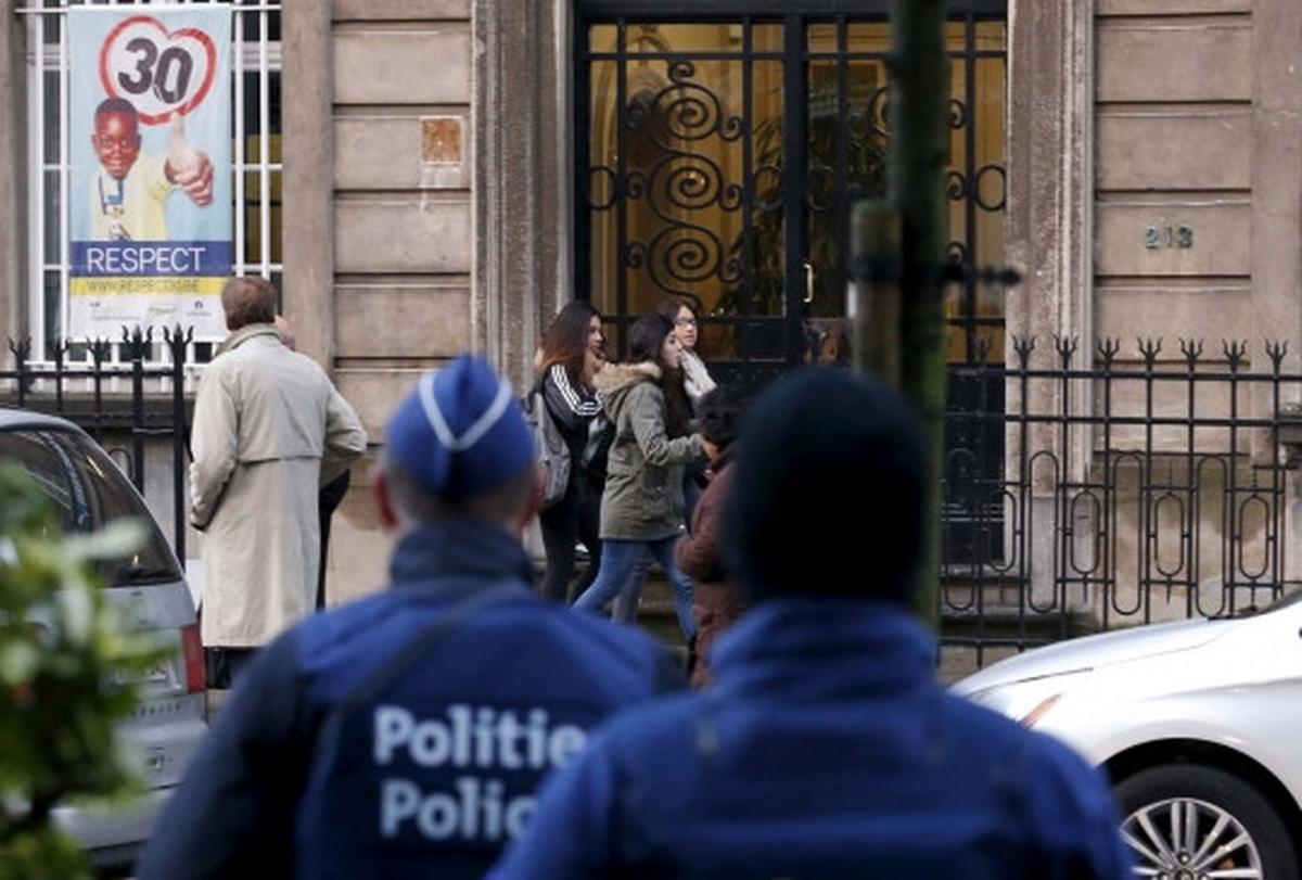 Waspada teror, sekolah di Belgia dijaga ketat polisi