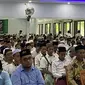 Ratusan anggota Ijtima Kiai Kampung dan Rejo Semut Ireng Situbonso dukung Prabowo-Gibran di Pilpres 2024. (Istimewa)