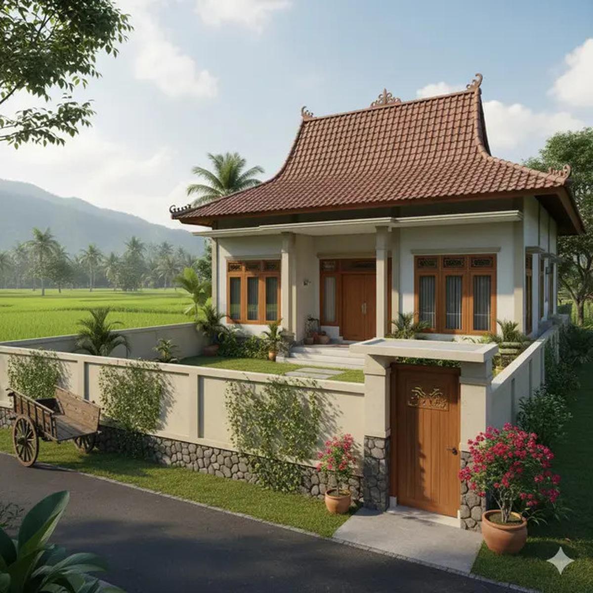 7 Model Rumah Sederhana Tapi Mewah dengan Pagar 2025 yang Cocok untuk Tinggal di Desa