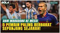 Dalam sejarah panjang sepak bola, hanya sedikit pemain yang dianugerahi bakat alami yang benar-benar tidak bisa ditiru. Para pemain yang skill-nya tidak masuk akal, tekniknya seperti seni, dan pengaruhnya tak lekang oleh waktu. Kita akan melihat 5 pe...