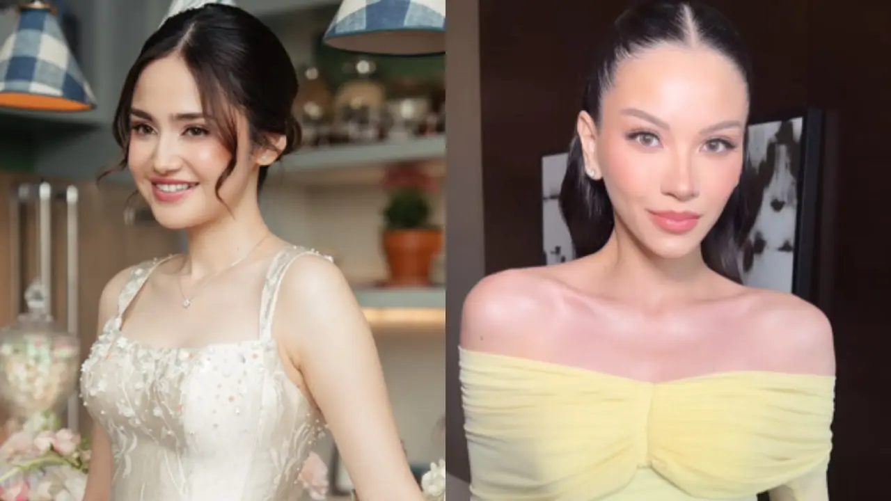 Adu Gaya Bridal Luncheon Syifa Hadju dan Alyssa Daguise. [@syifahadju/@rhay_david]
