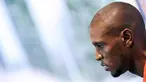 Bek Timnas Prancis dan Barcelona, Eric Abidal saat konferensi pers seusai laga kualifikasi PD 2010 lawan Kep. Faroe di Perros-Guirec, Prancis Barat, 11 Oktober 2009. AFP PHOTO / FRANCK FIFE 