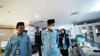 Ketua rombongan Amirul Hajj Nasaruddin Umar mengunjungi KKHI Makkah yang belum beroperasi. (Foto: dokumentasi MCH 2025).