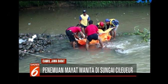 Geger, Jasad Wanita Ditemukan di Bebatuan Sungai Cileueur Ciamis