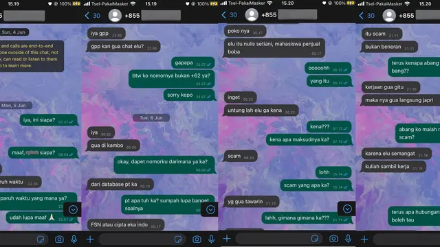 Chat Penipu Dikerjain Korbannya, Tetap Dibalas Meski Nggak Nyambung