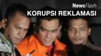 Tersangka M Sanusi mantan ketua DPRD Jakarta jalani sidang perdana di pengadilan Tipikor terkait kasus raperda reklamasi pantai.