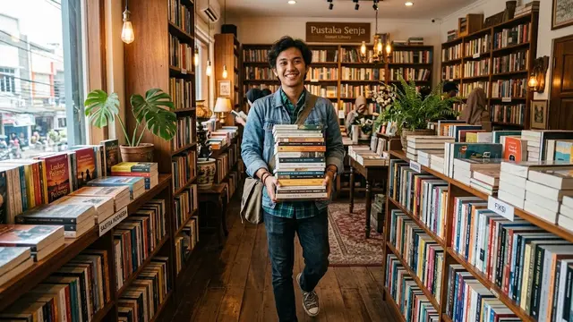 Membeli buku