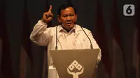 Prabowo mengatakan menerima dukungan dari kalangan pengusaha muda. (merdeka.com/Imam Buhori)