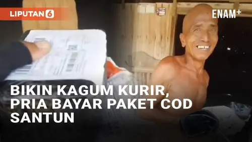 VIDEO: Bayar Paket COD, Sikap Santun Pria Ini Buat Kagum Kurir dan Warganet