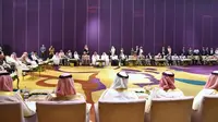Raja Salman bertemu tokoh lintas agama di Hotel Raffles
