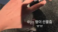 RM BTS Ulang Tahun, Dapat Cincin Berlian Senilai Rp117 Juta dari Jin