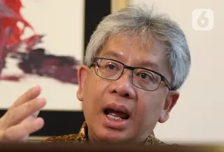 Direktur Utama Bank BJB Yuddy Renaldi, Jakarta, Kamis (12/12/2019). (Liputan6.com/Angga Yuniar)