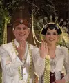 Penampilan Dhabitannisa Auni di hari pernikahannya sukses mencuri perhatian dan tuai pujian. [@rhay_david]