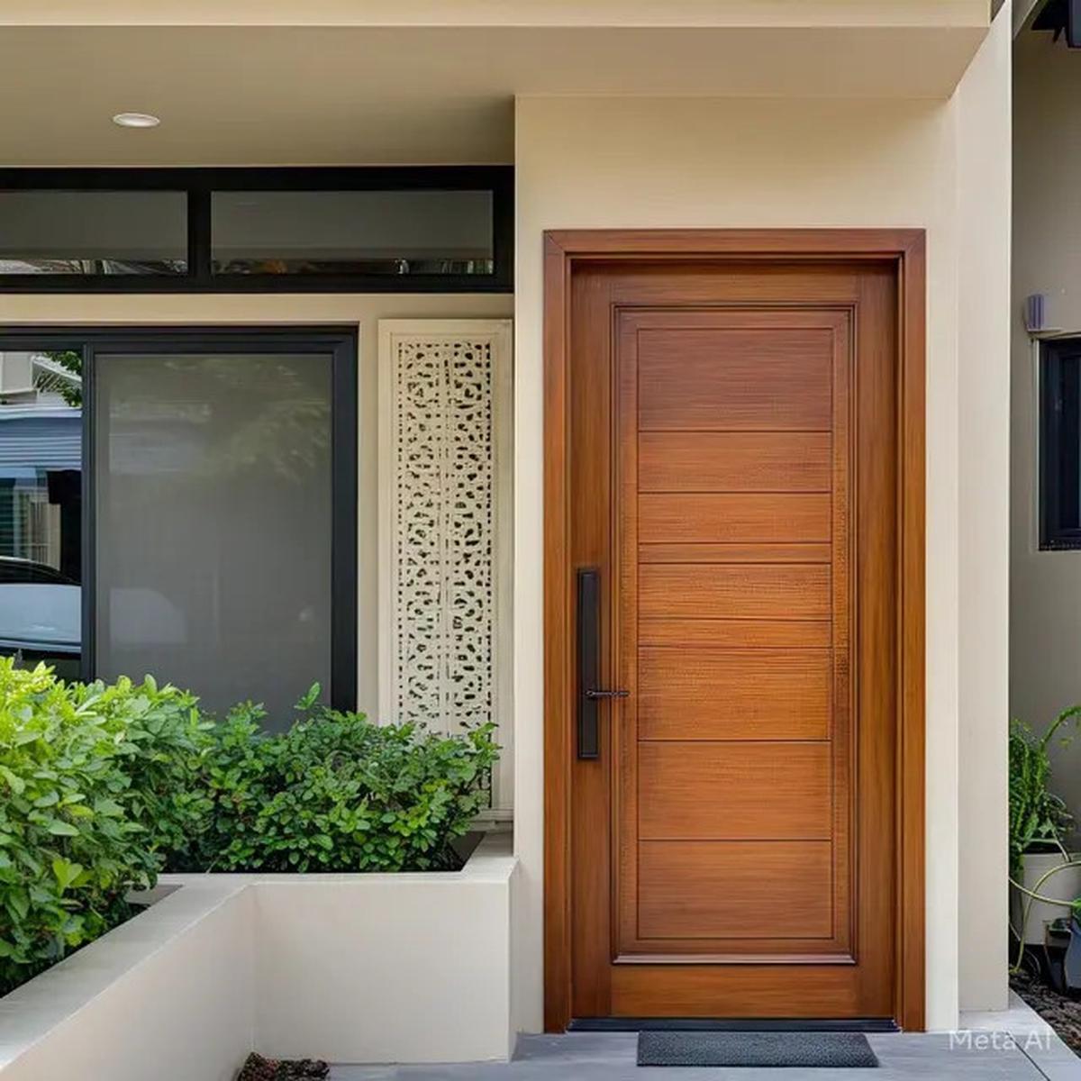 Model Pintu Rumah 1 Pintu Terbaru yang Estetik dan Elegan, Lagi Tren di 2025