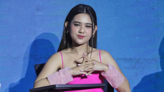 Ziva Magnolya dalam Press Event: A+ Trailer Watch Party, di kawasan SCBD, Jakarta Selatan, Jumat (19/5/2023). (Foto: Adrian Putra/Fimela)