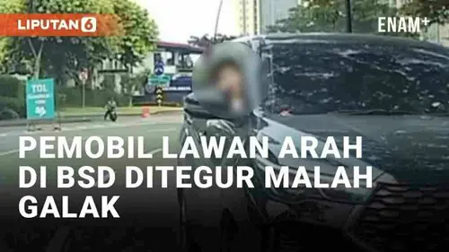 VIDEO: Viral Pemobil Lawan Arah di BSD Paksa Minta Jalan, Kabur Saat Perekam Turun Tangan