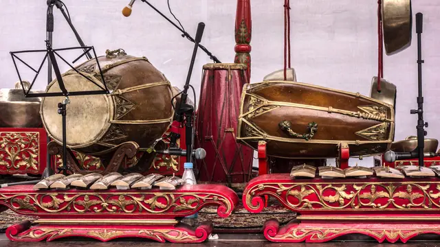 ilustrasi gamelan