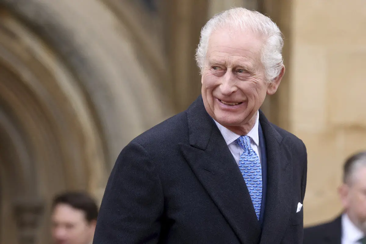 Raja Charles III. (Hollie Adams/Pool Photo via AP)