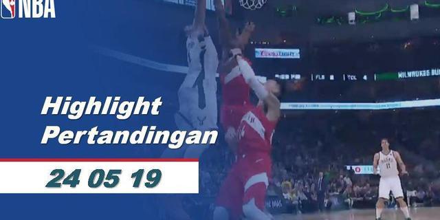 Cuplikan Pertandingan NBA : Raptors 105 vs Bucks 99