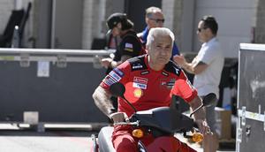Manajer balap Ducati Lenovo, Davide Tardozzi (AFP)