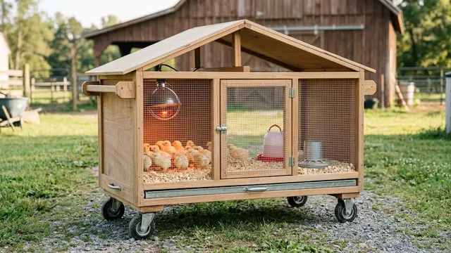 Ide Kandang Anak Ayam yang Hangat dan Mudah Dibersihkan/AI Generated