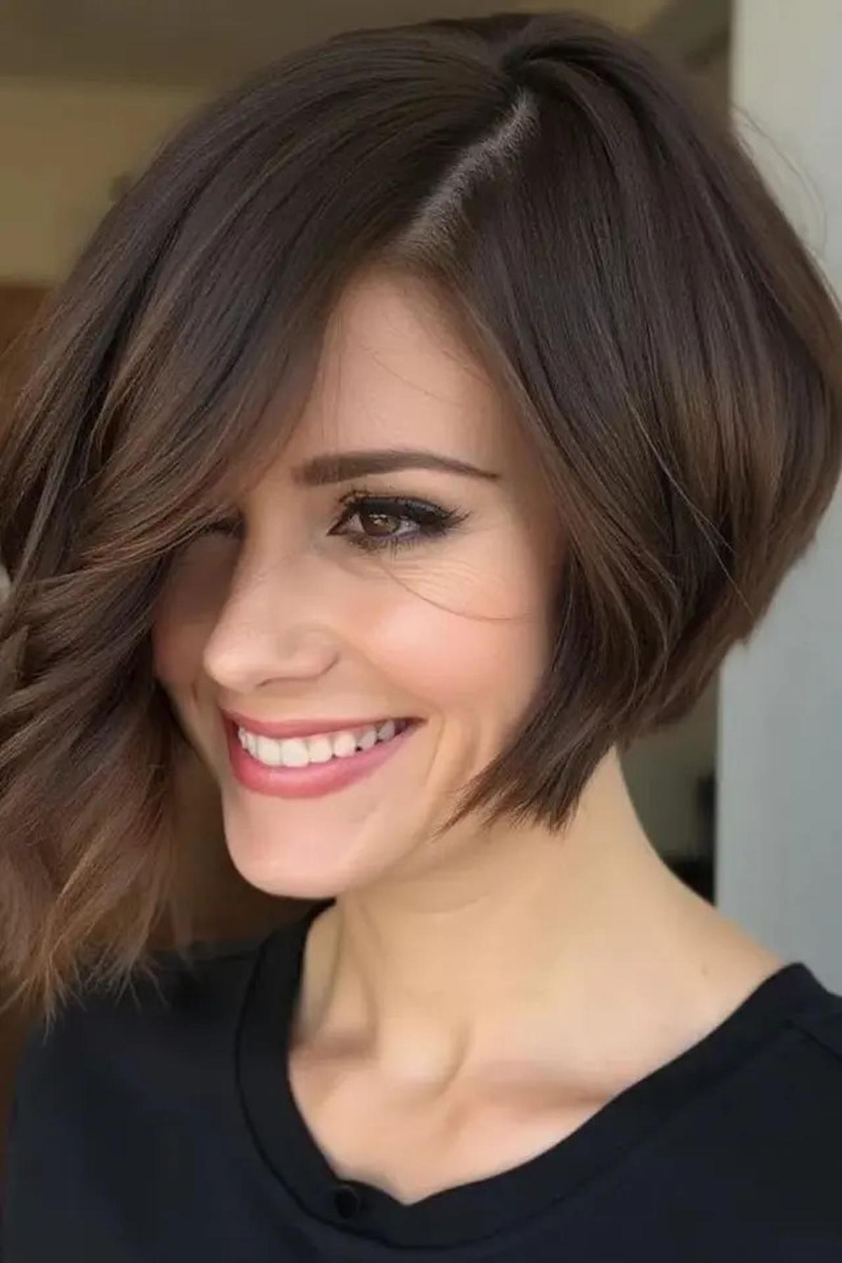 Model Rambut Pendek untuk Wajah Bulat agar Tampil Lebih Tirus